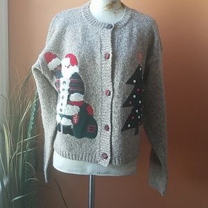 Cambridge Dry Goods  Christmas Sweater Santa Claus